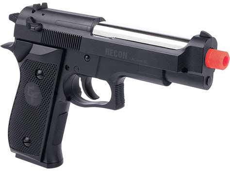 Game Face Recon Airsoft Pistol Mm Bb Spring Powered Single Shot Black