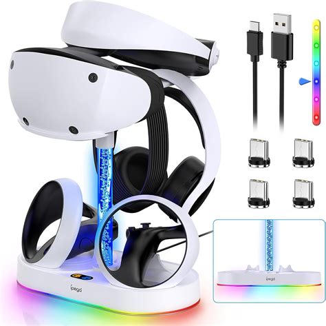 Ladestation Für Psvr2 Mit Rgb Licht Meneea Dual Sense Ladestation