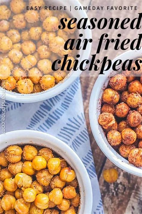 Crispy Roasted Garbanzo Beans in the Air Fryer - Home & Plate