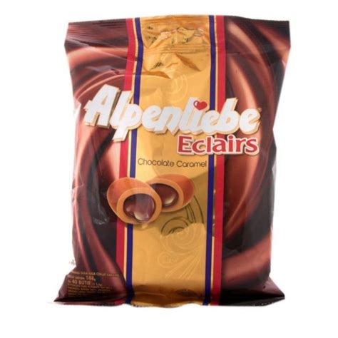 Jual Permen Alpenliebe Eclairs 144 Gram Chocolate 40pcs Alpenliebe