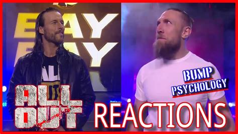 Aew All Out 2021 Reaction Bryan Danielson Aew Debut Adam Cole Joins