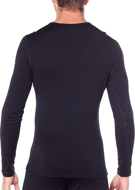 Icebreaker Men S Merino Tech Long Sleeve Crewe Thermal Top Algoma