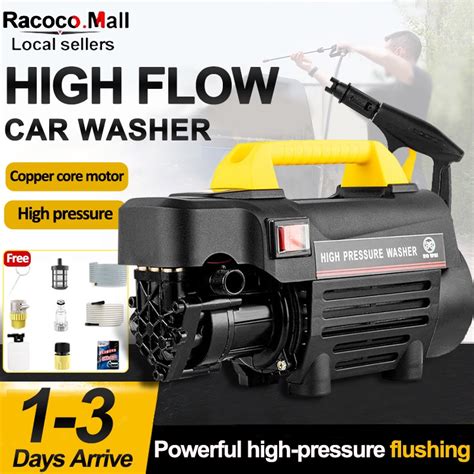 High Pressure Washer Portable Car Washer Automatic 2600w Heavy Duty