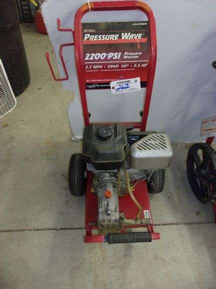 Excel Power Washer As Is Backes Commercial Auctioneers