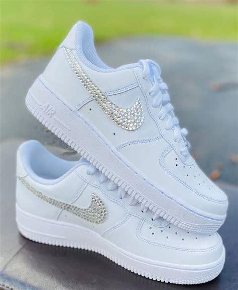 Bling Custom Nike Air Force Womens Made To Order Item Etsy