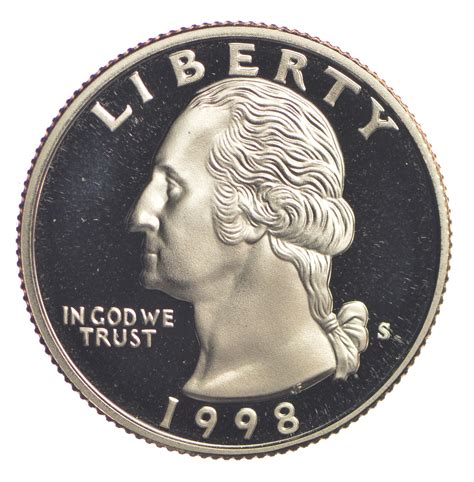 1998-S Proof CAMEO Washington Quarter - San Francisco Minted | Property