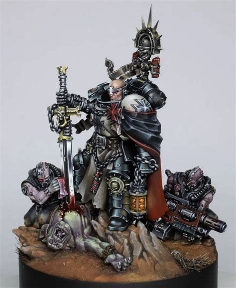 pin   black templars warhammer  artwork warhammer figures