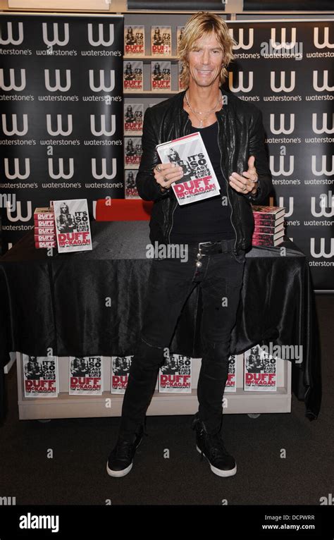 Duff McKagan signs copies of his autobiography 'It's So Easy (And Other Lies)' at Waterstone's ...