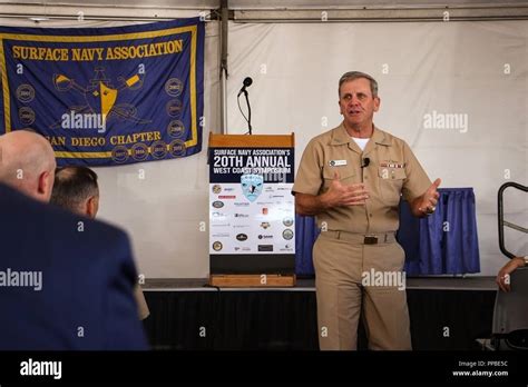 Naval Base San Diego Aug 23 2018 Vice Adm Rich Brown Commander