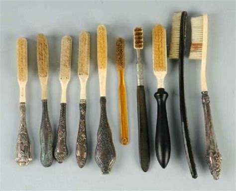 Antique Toothbrushs Dating Back To The Late 1800s Dental Hygiene