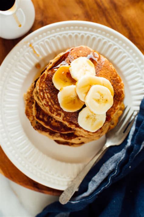 Whole Wheat Banana Pancakes Recipe Cookie And Kate