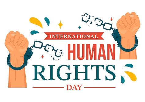 Premium Vector International Human Rights Day Vector Illustration On