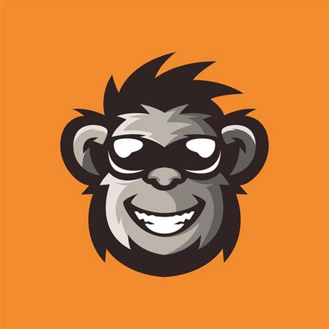 Monkey Cool Logo Design Templates 5099661 Vector Art at Vecteezy