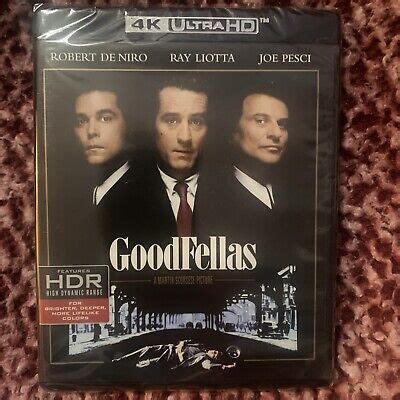 Goodfellas 4K Ultra HD Blu Ray 1990 New Robert De Niro Ray Liotta