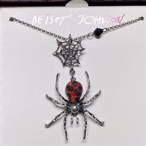 Betsey Johnson Jewelry Betsey Johnson Halloween Spider Pendant