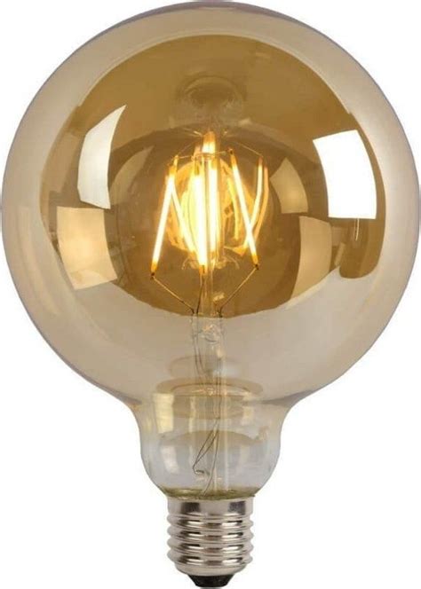 Ledigo Żarówka Led Filament E27 G125 Kula 12w Ciepła 2500k Amber