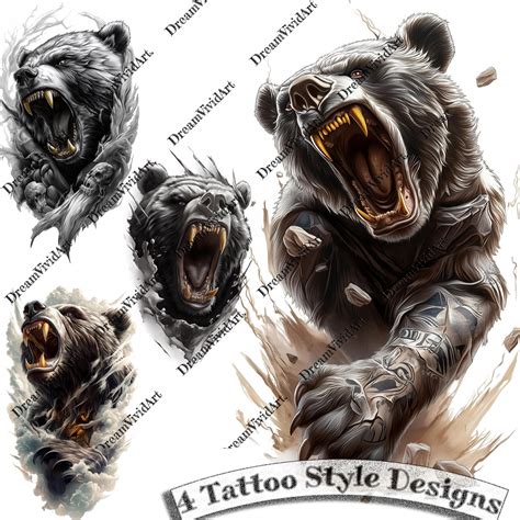 grizzly bear tattoo 5