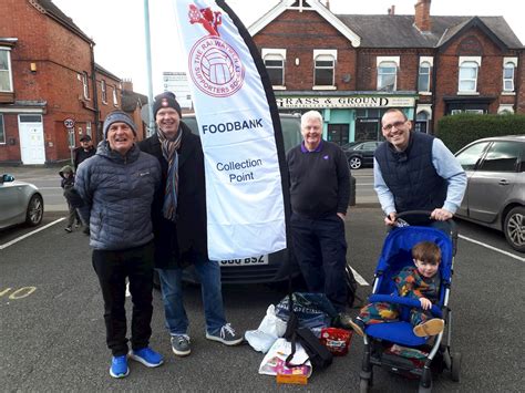 Foodbank Rss Collection Before Mk Dons Clash News Crewe Alexandra