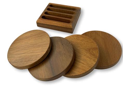 Acacia Woodcoasters Square Base Topnest Designs Wholesale