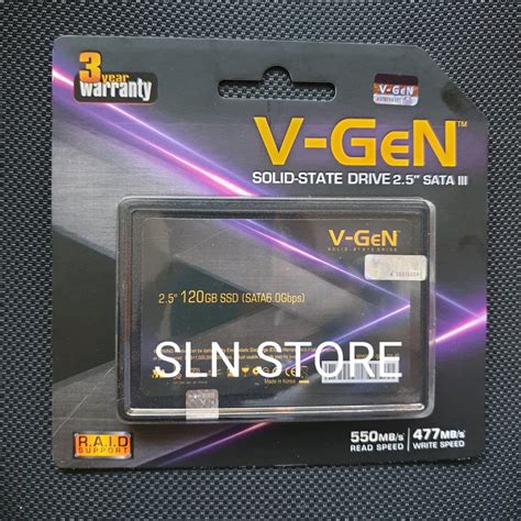 Jual SSD 120GB V GeN SATA6 0Gbps Solid State Drive Vgen Di Lapak SLN