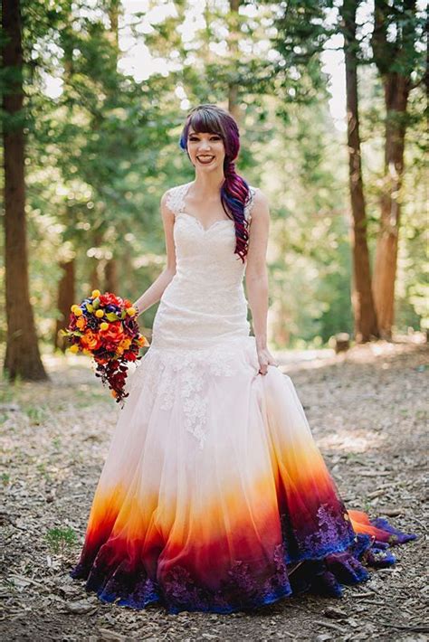 22 Ombre Wedding Dresses For Brides Who Want To Show Their True Colors