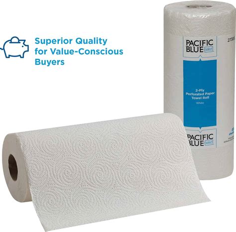 Georgia Pacific Blue Select 2 Ply Perforated Paper Towel Rolls 27385