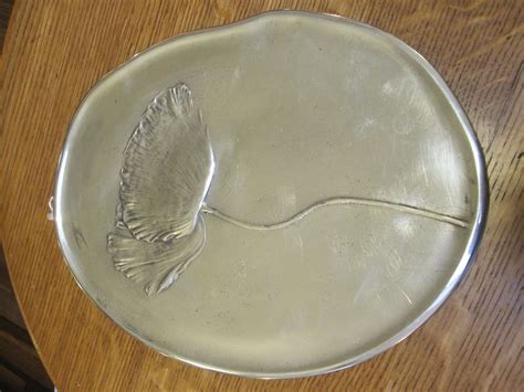 Pewter Tray By Hugo Levin For Kayserzinn Levin Motif Design Arts And