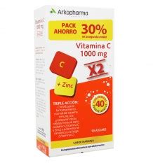 Arkovital Vitamina C Zinc Comprimidos Duplo Farmaciamarket