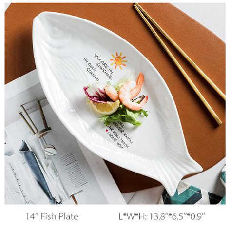 Ceramic Fish Plate Apollobox