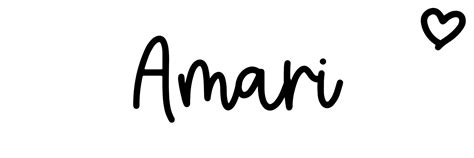 amari  meaning origin variations