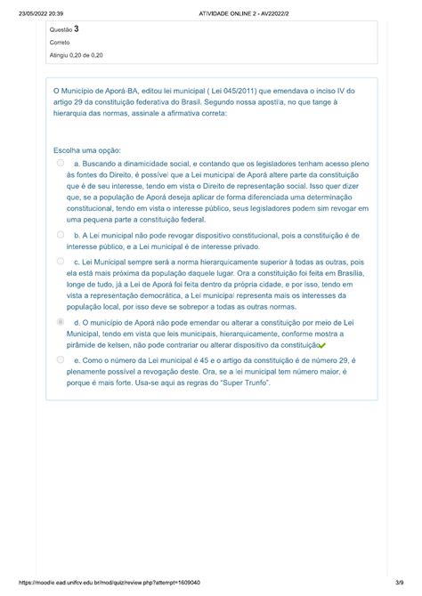 Unifcv Direito Empresarial Atividade Tentativa Direito