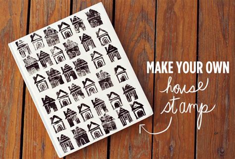 Make Your Own House Stamp - A Beautiful Mess