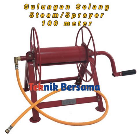 Jual Gulungan Selang Hose Reel 100 Meter Untuk Selang Steam Jakarta