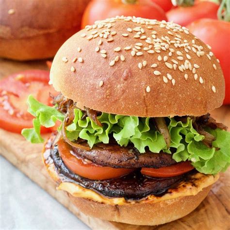 Portobello Mushroom Burgers Recipe