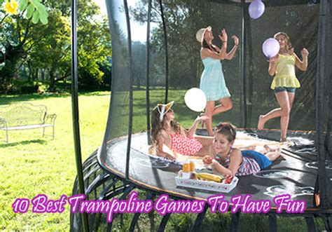 10 Best Trampoline Games To Have Fun Trampolines Reviews