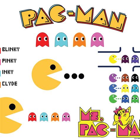 Pacman Svg Etsy