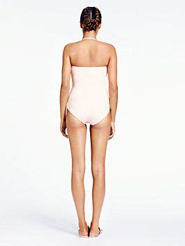 Georgica Beach Bandeau Maillot Blush Via Kate Spade At The Galleria