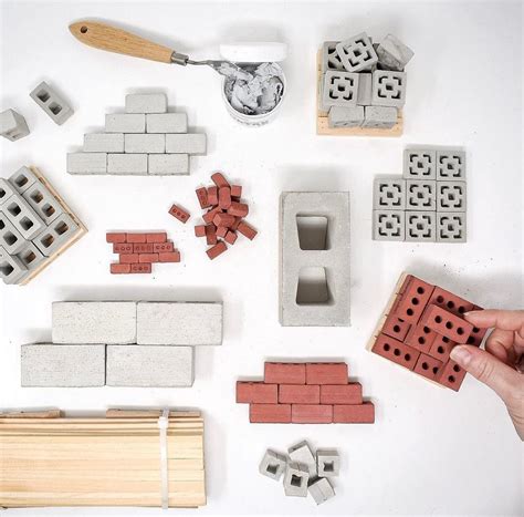 Construction Goes Small Scale with Mini Materials's Tiny Building ...