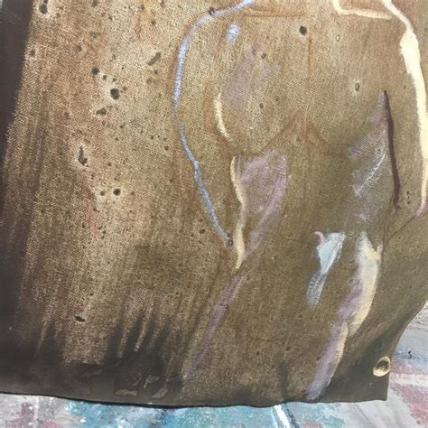 Original Male Nude Painting On Canvas Gay Vintage Academic Acrylic