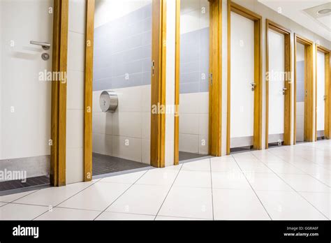 In An Public Building Are Womans Toilets Stock Photo Alamy