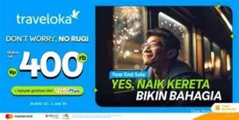 Promo Traveloka 24 Nov 2023 3 Jan 2024 Diskon Tiket Kereta Api