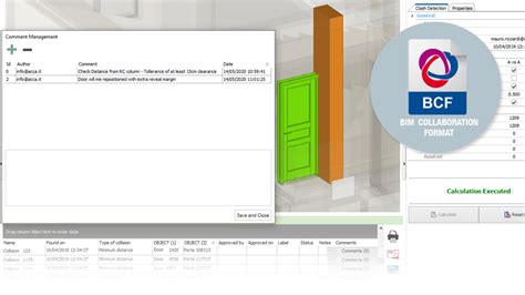 Detección de interferencias en modelos BIM usBIM clash ACCA software