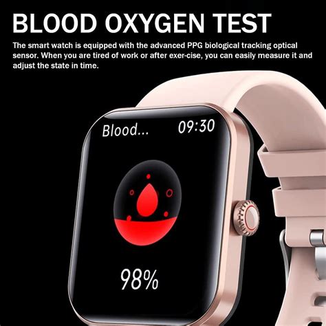 F57l Blood Glucose Monitoring Smartwatch - Fitness Tracker with Blood