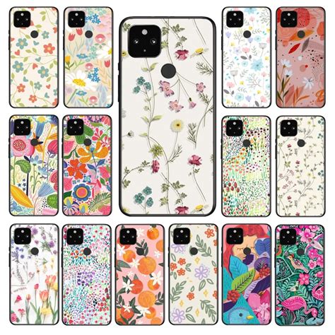 Funda De Tel Fono De Flores Para Google Pixel 8 7 Pro 7a 6A 6 Pro