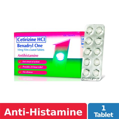 Benadryl One 10mg Tablet NCCC Online Store