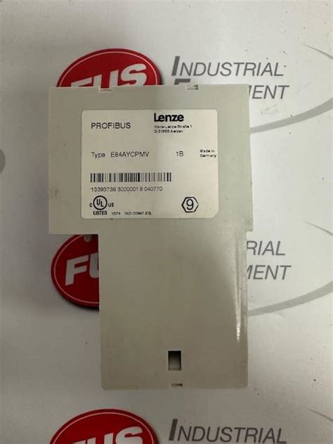 Lenze E84AYCPMV Profibus Extension Module FUS Industrial