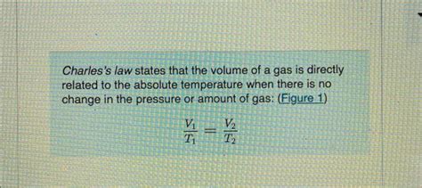 Solved Pm Core Chemistry Skill Using The Gas Law Relating Chegg