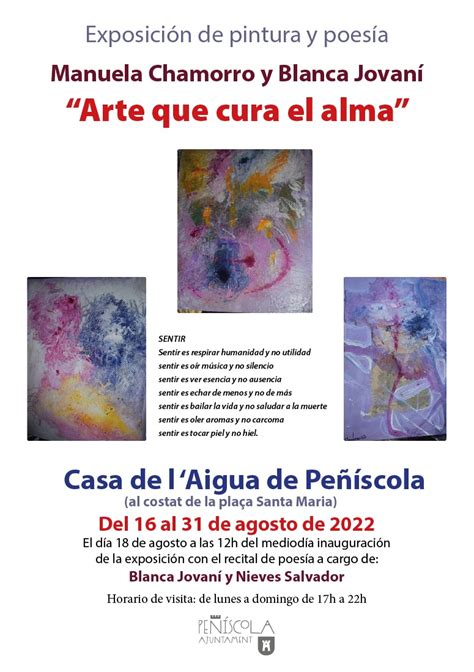 Exposición de pintura y poesía Turismo de Peñíscola