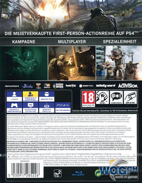 Call Of Duty Modern Warfare Game Ps4 Playstation