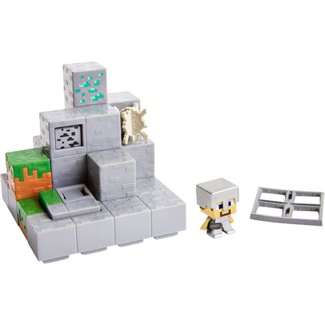 Minecraft Environment Sets Mining Mountain Mini Figures | Minecraft Merch